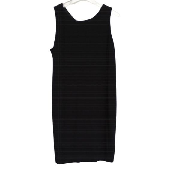 Eileen Fisher Black Sleeveless Viscose Blend Pull-on Dress, Size Medium - Picture 1 of 15